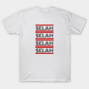 Selah | Christian Typography T-Shirt